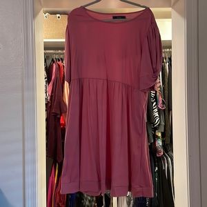 Soft pink summer dress